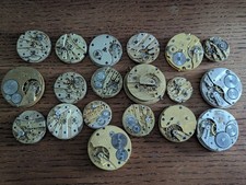Pocket watch movements mostly - movements,,