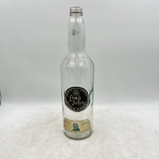 VTG 1/2 Gallon EMPTY Long John Scotch Whiskey £1 Coin Saving Bottle Piggy Bank