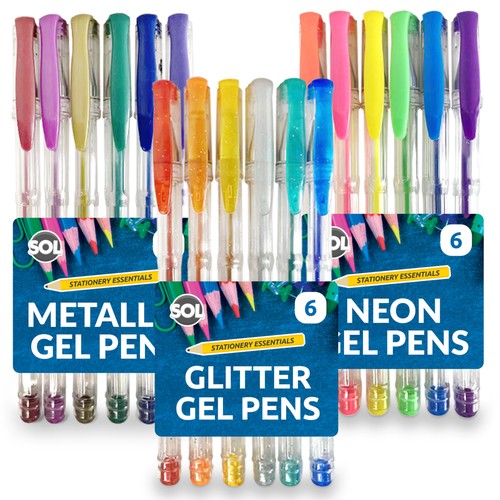 Pack gel pens - pens, set