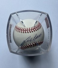 Andy Pettitte Autograph Signed London Series Baseball w/ 5x WS Champs