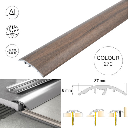Aluminium threshold wood - aluminium,