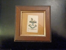 Lincolnshire Regiment 10th Foot Fabric Strip Framed