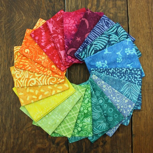 Cotton batik precut - cotton, fat