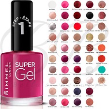 RIMMEL Super Gel High Shine Glossy Long Lasting Nail Polish 12ml *CHOOSE SHADE*