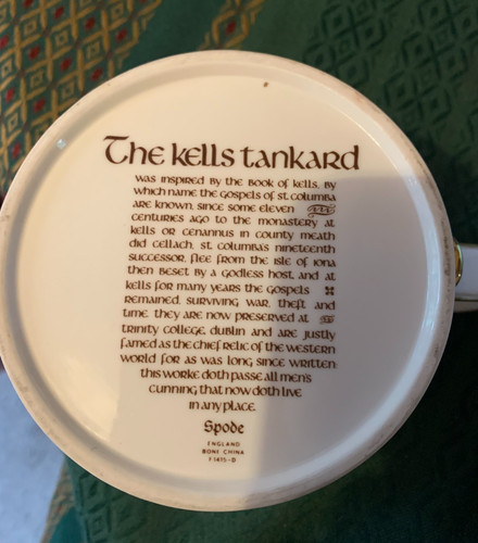 Spode the kells tankard - spode,