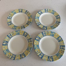 Four xJohnson Brothers 1990's Side/Dessert Plates Tulip 18cm - in VGC