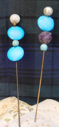 Lovely antique hat pins - , x