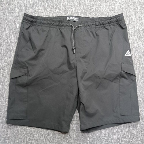 Men black cargo shorts - men's,