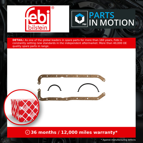 Sump gasket 19696 - 19696, febi