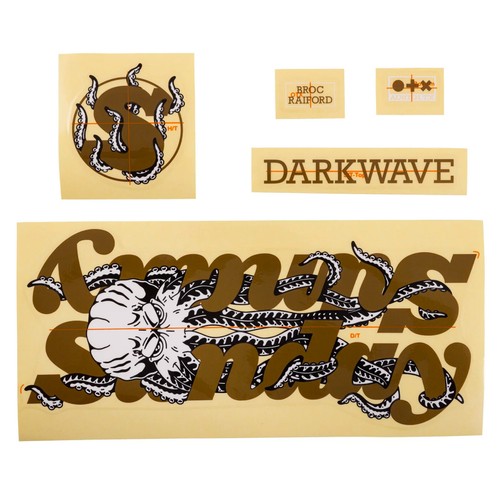 Sunday bmx darkwave sticker - bmx,