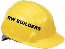 2 x PERSONALISED HARD HAT