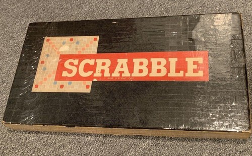 Vintage scrabble deluxe set - scrabble,
