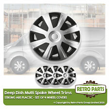 15 inch Spoke Deep Dish Van Wheel Trims for Fiat Vans Hub Caps Covers