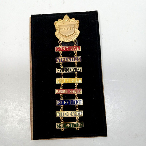 Vintage masonic molay merit - vintage,