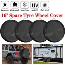 4X 16" SPARE TYRE COVER WHEEL