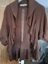 Jacket/Cardigan, Size L UK16 Waterfall Front River Island boho style