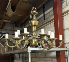 Large 12 Lamp 6 Arm Chandelier