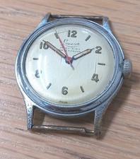 VINTAGE  LUNESA PRECISION 1940's WW11 ERA MILITARY TYPE SWISS GENTS WATCH