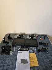 Bush PDVD-163c 7" Dual 2 Screen Car Portable DVD Player in Black & Rechargeable