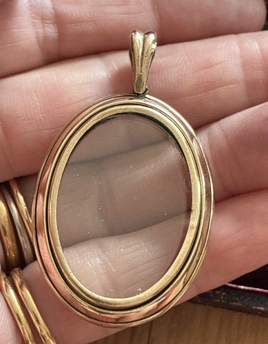 Large antique 9ct rolled - large,