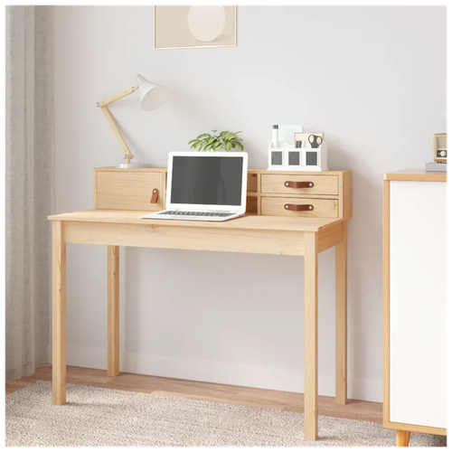 Office desk solid pine wood - office,