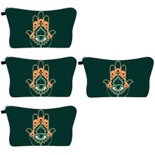  4 Pack Travel Toiletries Bag Clear Cosmetic Bags Waterproof Cosmetics