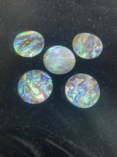 Abalone shell discs custom cut - discs,