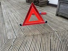Halfords Emergency Hazard Warning Triangle with Case Reflective Roadside Safety