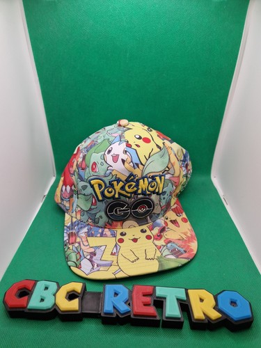 Pokemon rare snapback cap - go,