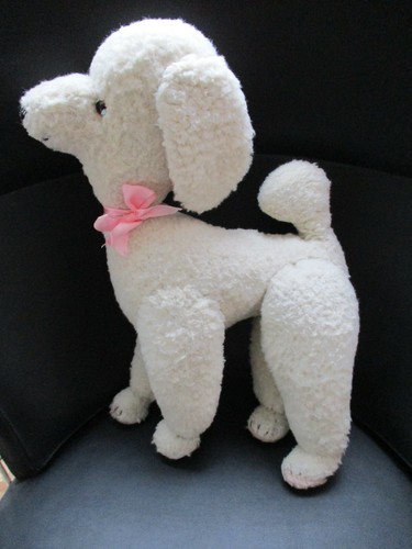 Large vintage toy dog - toy, poodle