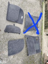 BMW E46 330D M sport touring rear boot carpet panels Cig Lighter Panel Sold