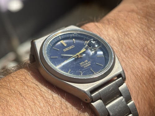 Seiko solar titanium 100m - seiko,