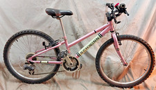 1999 Schwinn Midi Frontier 24" Kids MTB Bike Hardtail Rigid Pink Steel High End~