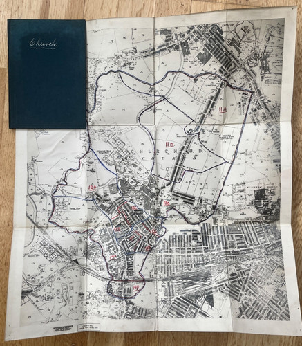 1950 ordnance survey - 1950, folding