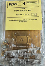 O GAUGE WAYOH COACH BOGIE KIT