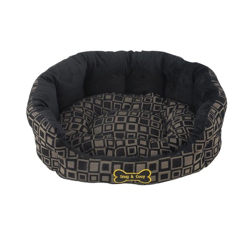 Snug cosy oval pet - &, bed