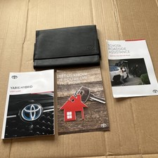 GENUINE TOYOTA YARIS HYBRID USER GUIDE HANDBOOK WALLET INC NAVI 2020-2024 PACK