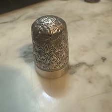 Antique Sterling Silver Charles Horner Chester Assay Thimble