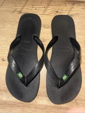 Mens Black Havaianas Flip Foops. 41-42