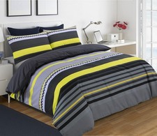 Benjamin Stripes Bedding Set Lightweight Polycotton Duvet Quilt Cover for Summer