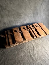 Six Antique Moulding Planes by