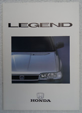HONDA LEGEND Brochure 1987: 2.5 Litre 24V V6 Cylinder Manual/Automatic. 30 pages