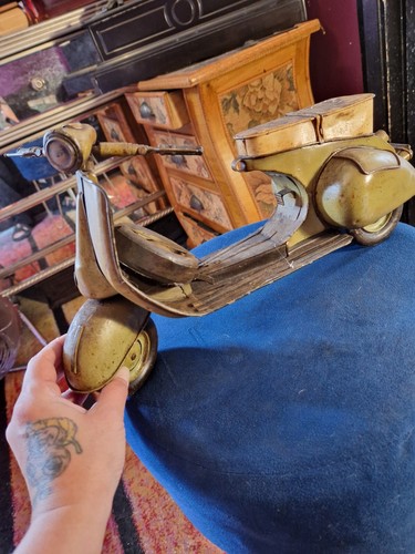 Vintage model vespa scooter - model,