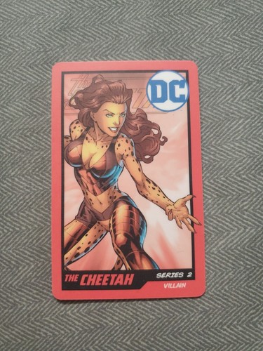 Comic arcade card - dc, cheetah