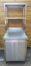 Stainless Steel Commercial Catering Kitchen Cupboard Cabinet With Gantry Pass