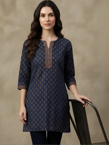 Indian women blue pure - pure, cotton