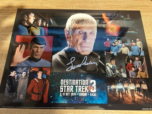 Star trek leonard nimoy signed - leonard,