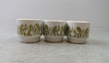 Hornsea Pottery Vintage 1970s Fleur Egg Cups x3
