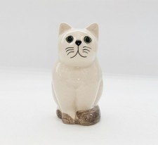 Large Quail pottery Cat Bianca