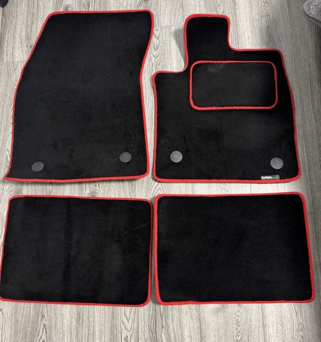Tailored car mats black with - black,